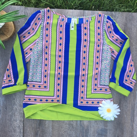 PINK OWL 🦉 PATTERNED BLOUSE - Picture 2 of 5